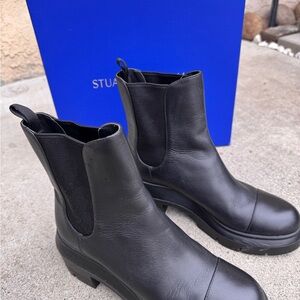 Stuart Weitzman Elegant Black Ankle Boots